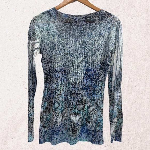 Panhandle Slim Fitted Blue studded Blouse - Picture 2 of 4